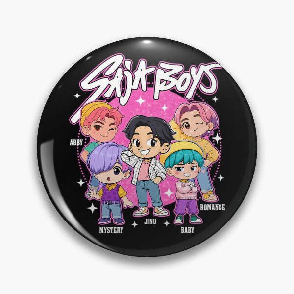Item preview, Cute Chibi Pop Group Pink Sparkles designed and sold by FanZy Store.