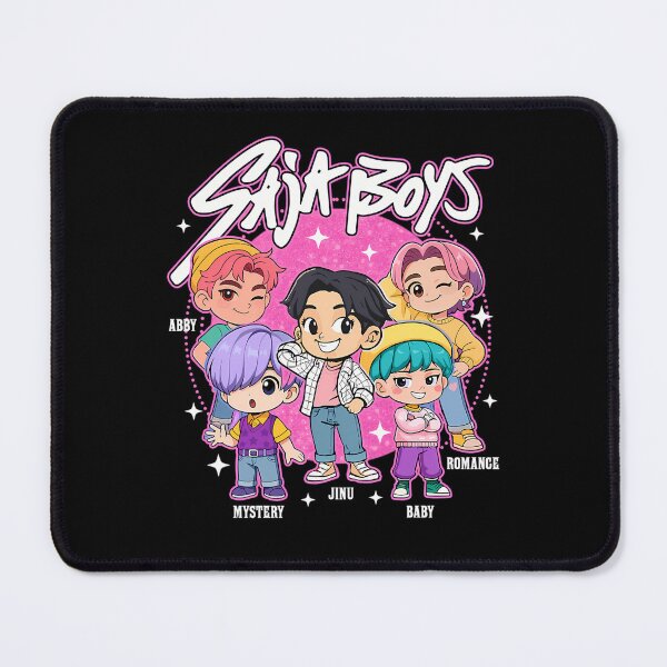 Item preview, Cute Chibi Pop Group Pink Sparkles designed and sold by FanZy Store.
