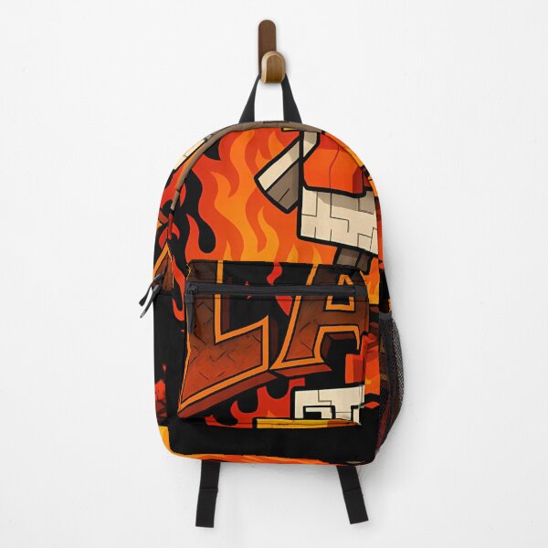 Item preview, Lava Chicken Pixel Game Character designed and sold by FanZy Store.