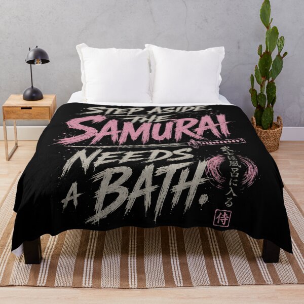 Item preview, Step Aside, The Samurai Needs a Bath – Funny Japanese Warrior designed and sold by AP_1979.