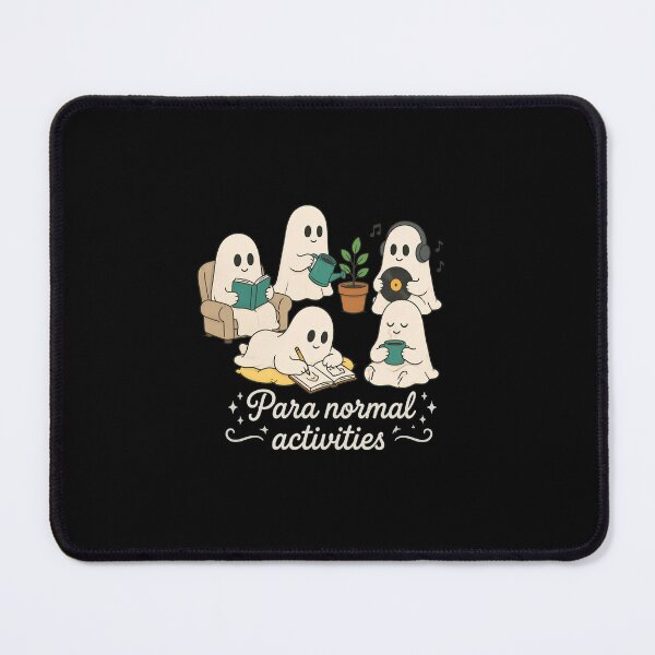 Item preview, Para Normal Activities Cute Ghost Reading Coffee Data designed and sold by felixpalette.