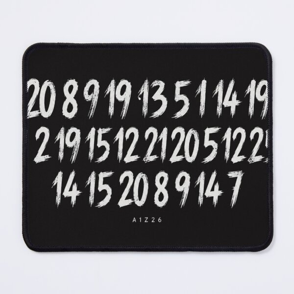 Item preview, Secret Message – A1Z26 Cipher Code designed and sold by LoppiPrintShop.