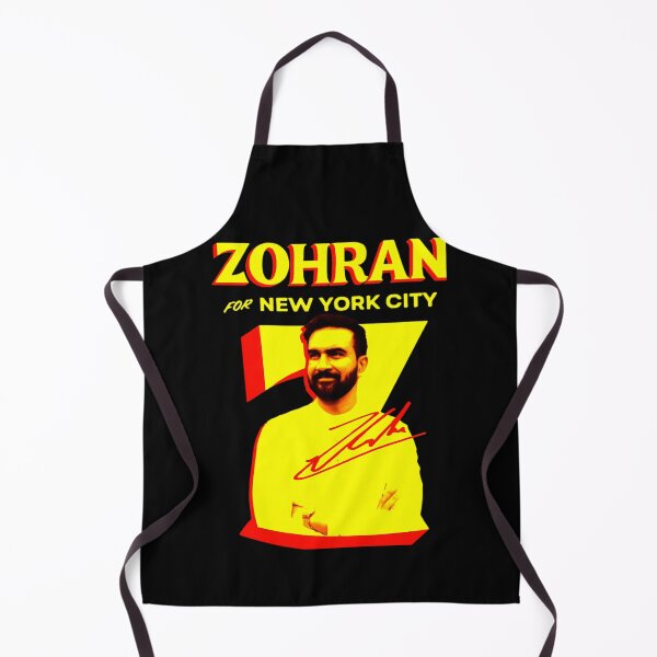 Item preview, Zohran para la ciudad de Nueva York Retrato rojo y amarillo designed and sold by Octosco.