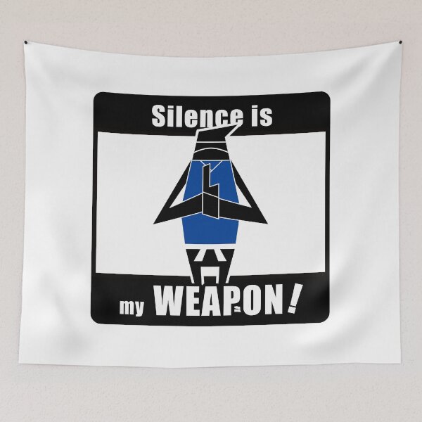 Item preview, Japanese Ninja Silhouette — Stealth Warrior Art designed and sold by R-T-Gracie.