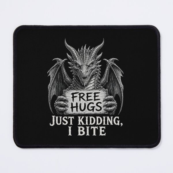 Item preview, Free Hugs Just Kidding I Bite designed and sold by a-turner-paint.