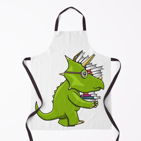 Item preview, Dinosaur Triceratops with Books designed and sold by Jaudaux Designs.