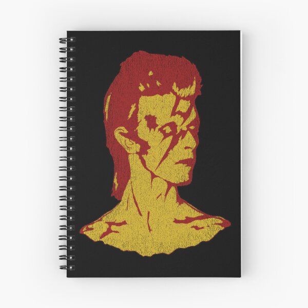 Item preview, David Bowie 70s Glam Rock Lightning Bolt Yellow Red Distressed Graphic Art designed and sold by surmind.