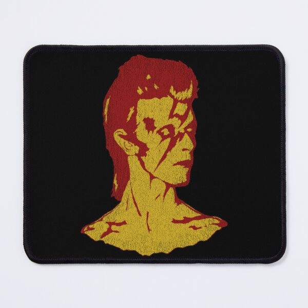 Item preview, David Bowie 70s Glam Rock Lightning Bolt Yellow Red Distressed Graphic Art designed and sold by surmind.