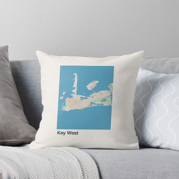 Item preview, Key West Minimalistic Map Art designed and sold by MapsNerd.