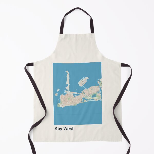 Item preview, Key West Minimalistic Map Art designed and sold by MapsNerd.
