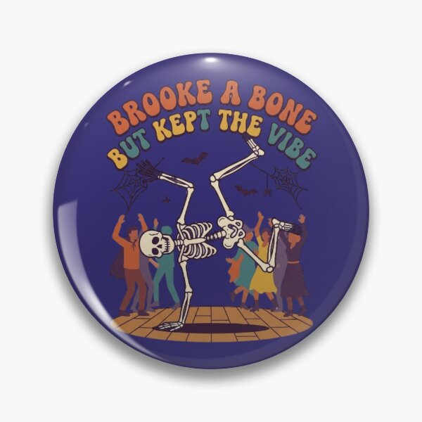 Item preview, Brooke A Bone But Kept The Vibe - Funny Skeleton Recovery designed and sold by LUKOWEAR.