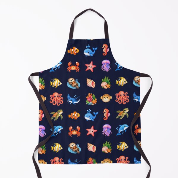 Item preview, Cute Sea Animals Cliparts designed and sold by Festive Bug.