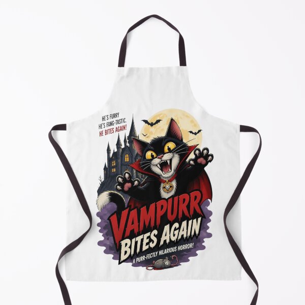 Item preview, Vampurr Bites Again Funny Cat designed and sold by Positive&FunnyThings.