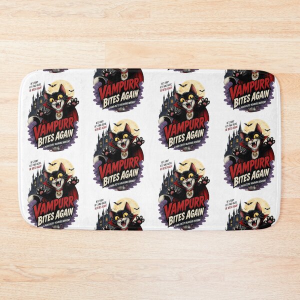 Item preview, Vampurr Bites Again Funny Cat designed and sold by Positive&FunnyThings.