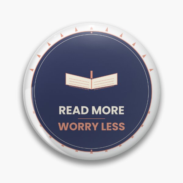 Item preview, Read More Worry Less Calm Book Lover T-Shirt designed and sold by Mega-Shopping.