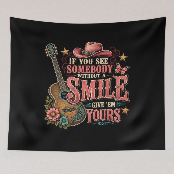 Item preview, If You See Somebody Without A Smile Give Em Yours Western designed and sold by GiftsProShop.