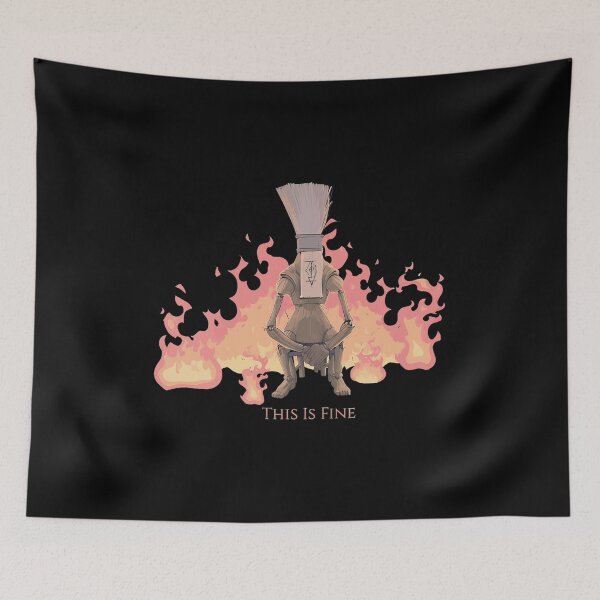 Item preview, Robot in Flames Funny Art  designed and sold by Daryel99.