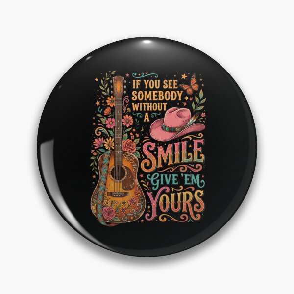 Item preview, Copy of If You See Somebody Without A Smile Give 'Em Yours Country Positive Kindness designed and sold by w66aboo.