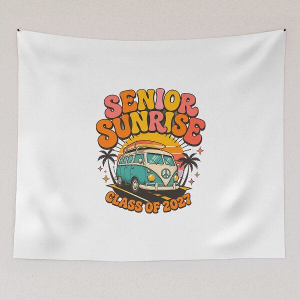 Item preview, Senior Sunrise Class of 2027 Retro Groovy Sunset designed and sold by felixpalette.