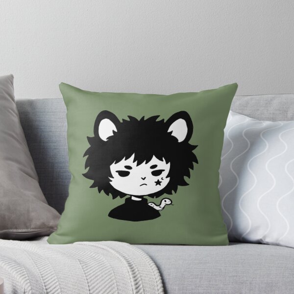 Item preview, Moody Goth Bear Boy with Pet Snake Doodle designed and sold by BitDoodle.