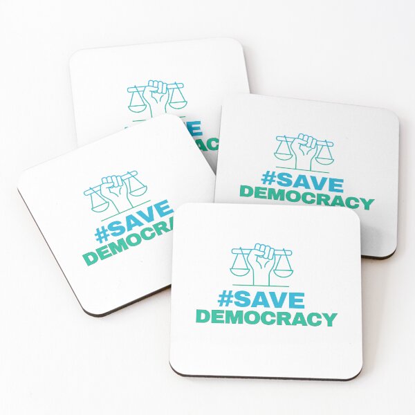 Item preview, SAVE DEMOCRACY designed and sold by Kodexstore.