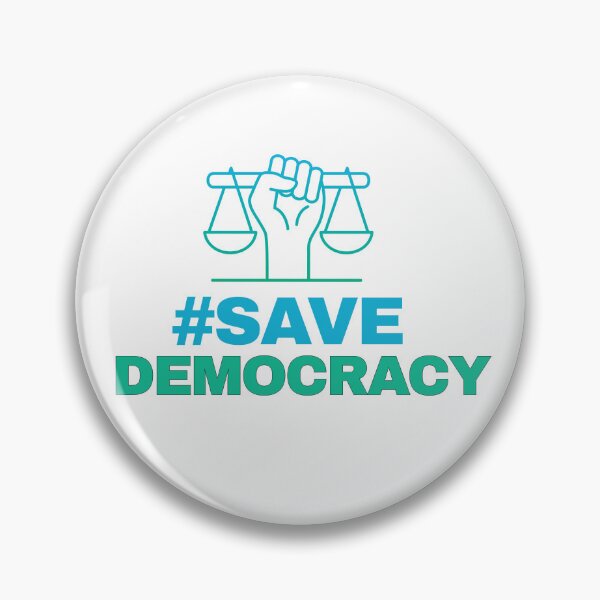 Item preview, SAVE DEMOCRACY designed and sold by Kodexstore.