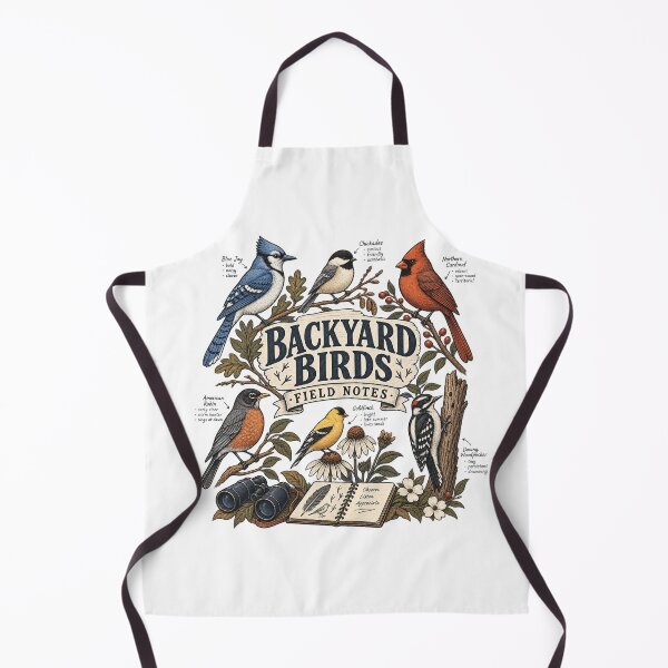 Item preview, Backyard Birds Field Notes Birdwatching T-Shirt designed and sold by Bold Habit Co..