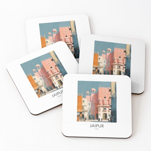 Item preview, Jaipur Pink City, Rajasthan Palace Decor designed and sold by MarkedArtPrints.