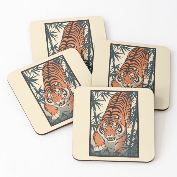 Item preview, Crouching Tiger — Bamboo Grove designed and sold by DuliDoodles.