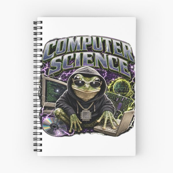 Item preview, Computer Science Frog Vintage 90s Bootleg T-Shirt | Funny CS Major CPU Chain Cyberpunk Hacker Toad Gift designed and sold by illeN-Art-World.