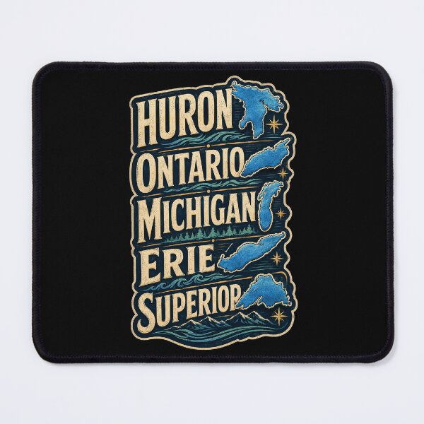 Item preview, Great Lakes HOMES – Huron Ontario Michigan Erie Superior designed and sold by gorff.
