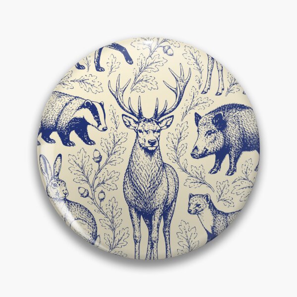 Item preview, British Woodland Mammals Vintage Art designed and sold by 89shirts.