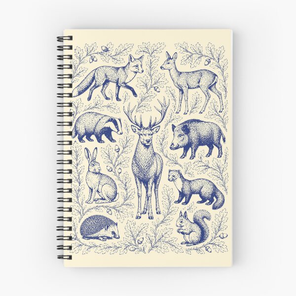 Item preview, British Woodland Mammals Vintage Art designed and sold by 89shirts.