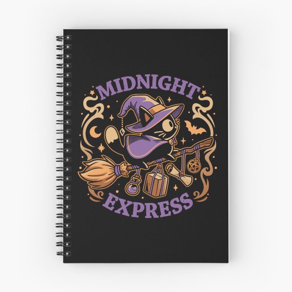 Item preview, Midnight Express - Witchy Cat designed and sold by Snouleaf.