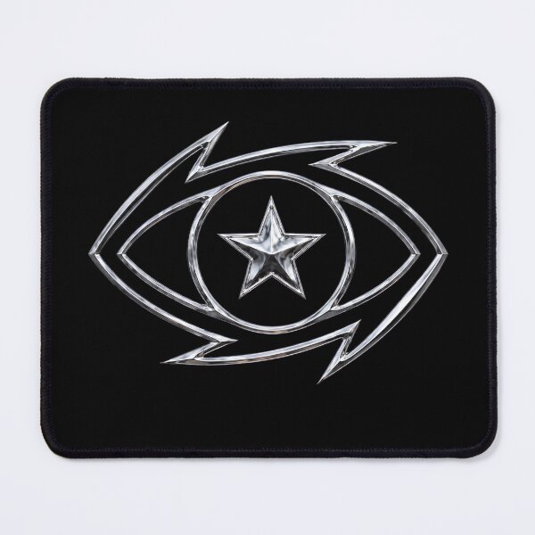 Item preview, Chrome Eye Star Y2K Logo Futuristic Cyber Streetwear designed and sold by daila70.