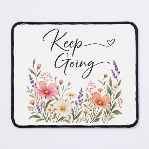 Item preview, Keep Going Floral Notebook - Watercolor Wildflower Journal designed and sold by Butterfly  Effect.