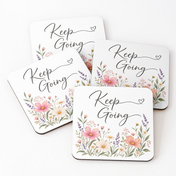 Item preview, Keep Going Floral Notebook - Watercolor Wildflower Journal designed and sold by Butterfly  Effect.