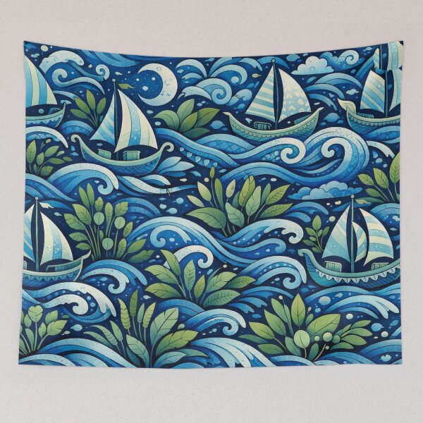 Item preview, Sailboats as if in a dreamy rhythm designed and sold by Sigtrix.