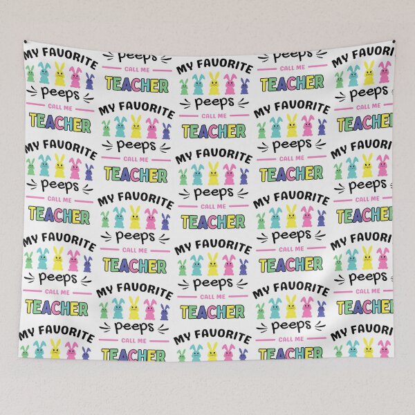 Item preview, Teaching My Favorite Peeps Shirt For Men Women Easter Teacher T-Shirt Funny Bunny Graphic Tee Top designed and sold by gruberkamilah.