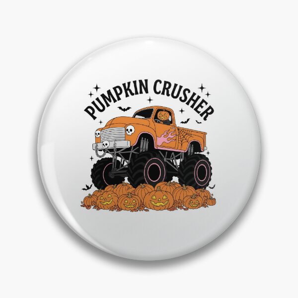 Item preview, Halloween Monster Truck Pumpkin Kids Boys designed and sold by KroghDs.