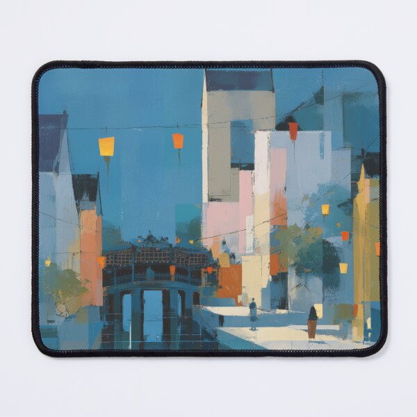 Item preview, Hoi An Canal, Lantern Town Decor designed and sold by MarkedArtPrints.