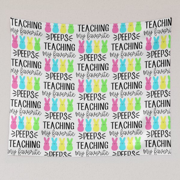 Item preview, Teaching My Favorite Peeps Shirtteacher Shirteaster Teacher Shirt Teacher T-Shirt Teacher Teepeeps T-Shirt Easter Shirteaster Day designed and sold by gruberkamilah.