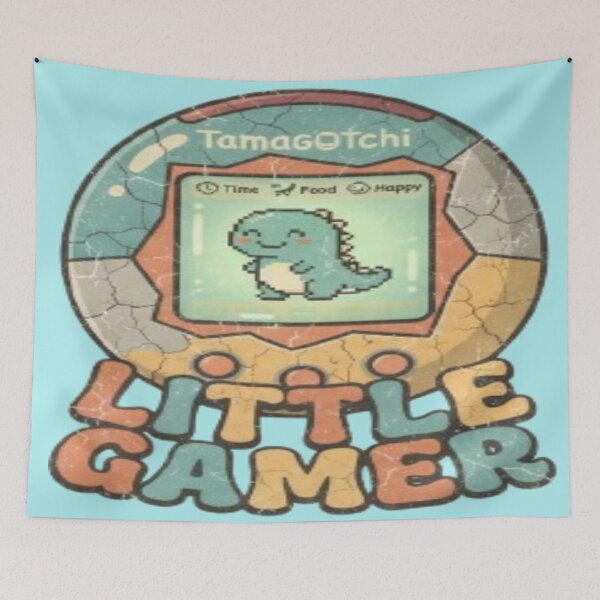 Item preview, Little Gamer Cute Retro 90s Virtual Pet designed and sold by FABIOLA1970.