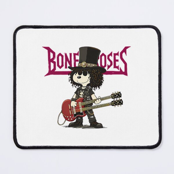 Item preview, Cute Cartoon Dog Rocker Top Hat Double Neck Guitar Player designed and sold by Aulianarrt.