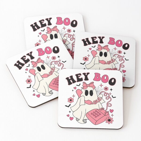 Item preview, Hey Boo Cute Ghost Halloween Girls Kids designed and sold by KroghDs.