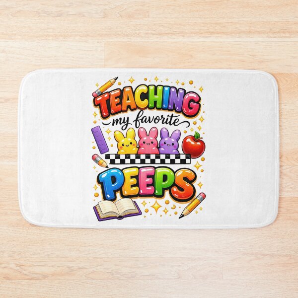 Item preview, Teaching My Favorite Peeps Teacher Easter Easter Bunny Retro Easter designed and sold by gruberkamilah.