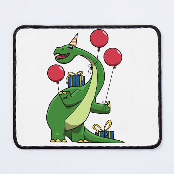 Item preview, Happy Birthday Dinosaur Brontosaurus designed and sold by Jaudaux Designs.