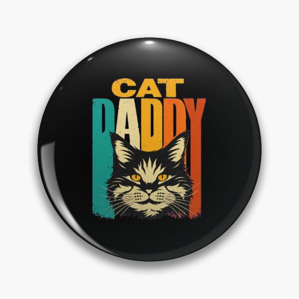 Item preview, Cat Daddy Retro Feline Face Apparel designed and sold by SoyLamderma.