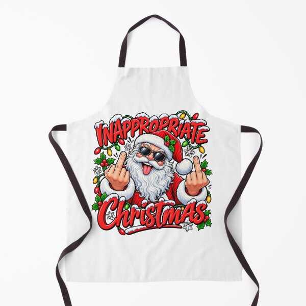 Item preview, Inappropriate Christmas Funny Santa Holiday Humor designed and sold by CreativeNest Prints.