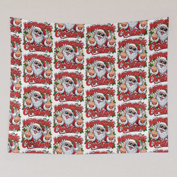 Item preview, Inappropriate Christmas Funny Santa Holiday Humor designed and sold by CreativeNest Prints.